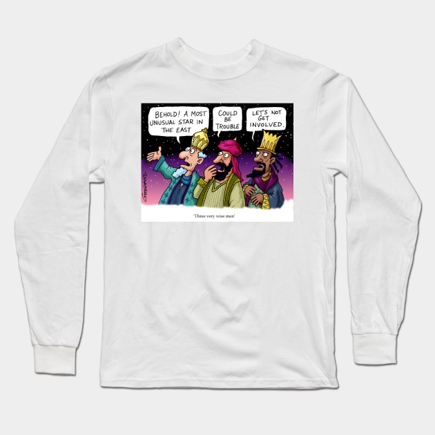 Three very wise men Long Sleeve T-Shirt by GODDARD CREATIVE